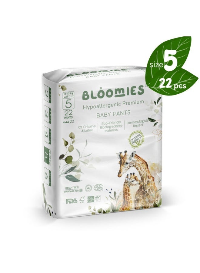 Bloomies Bamboo Baby Pants - Size 5 - 22 pcs (12-17kg) - Image 1